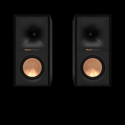 Klipsch R-50PM Powered Bookshelf Speakers with Built-in Phono Stage