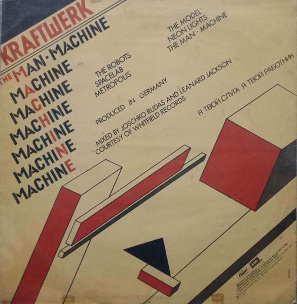 KRAFTWERK MAN MACHINE - English Vinyl LP – BollywoodVinyl