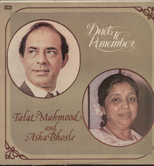 Asha Bhosle & Talat Mahmood Duets Bollywood Vinyl LP