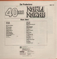 40 Days & Nakli Nawab - Bollywood Vinyl LP