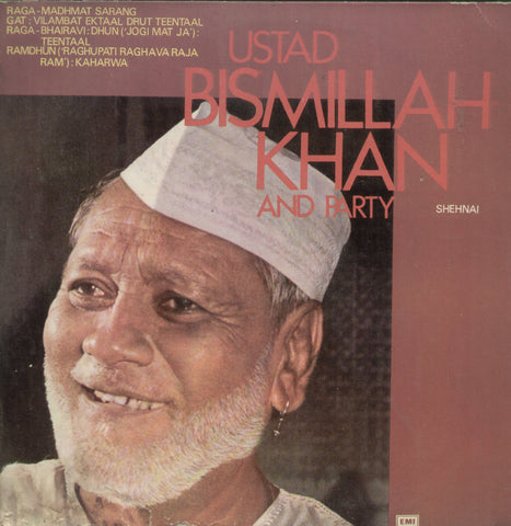 Ustad Bismillah Khan and Party - Instrumental Bollywood Vinyl LP