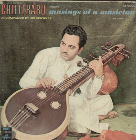 Chitti Babu Musings of a Musician - Instrumental Bollywood Vinyl LP