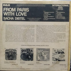 "FROM PARIS WITH LOVE SACHA DISTEL" English vinyl LP