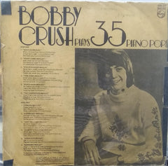 "BOBBY CRUSH PLAYS 35 PIANO POPS" English vinyl LP