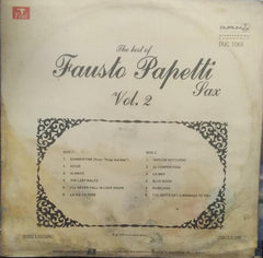 "THE BEST OF FAUSTO PAPETTI VOLUME 2" English vinyl LP