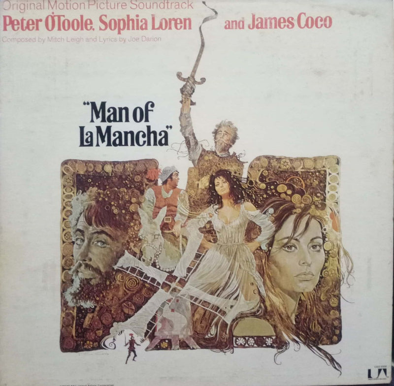 Man Of La Mancha — LP vinyl record cover