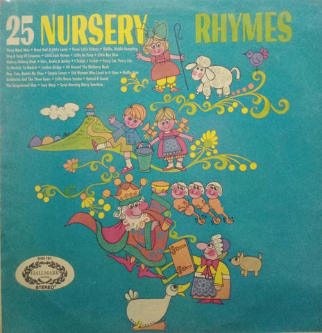 25 NURSERY RHYMES-English Vinyl LP