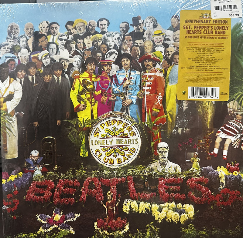 The Beatles Sgt. Pepper's Lonely Hearts Club Band anniversary edition LP front cover