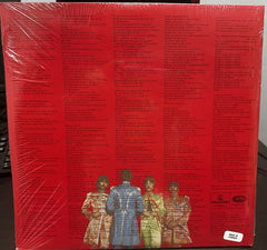 Sgt. Pepper's Lonely Hearts Club Band LP back cover with lyrics