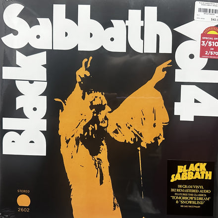 Black Sabbath Vol 4 180g vinyl LP front cover