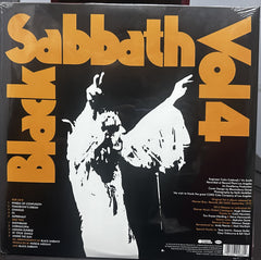 Black Sabbath Vol 4 LP back cover with tracklist and credits