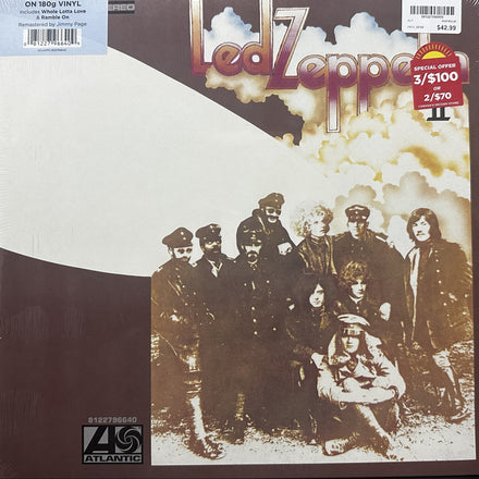 Led Zeppelin II 180g vinyl LP front cover