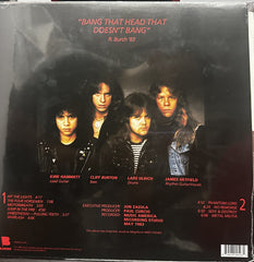 Metallica Kill 'Em All LP back cover with tracklist