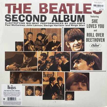 Front sleeve of The Beatles' Second Album, Capitol T 2080, sealed
