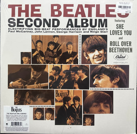 Front sleeve of The Beatles' Second Album, Capitol T 2080, sealed