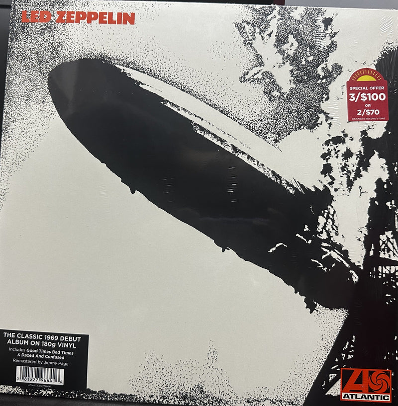 Led Zeppelin debut album 180g vinyl LP front cover