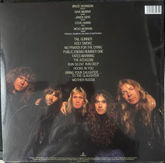 Iron Maiden No Prayer For The Dying 180g vinyl LP back cover with tracklist