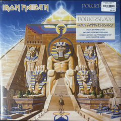 Iron Maiden Powerslave 40th anniversary zoetrope vinyl LP front cover