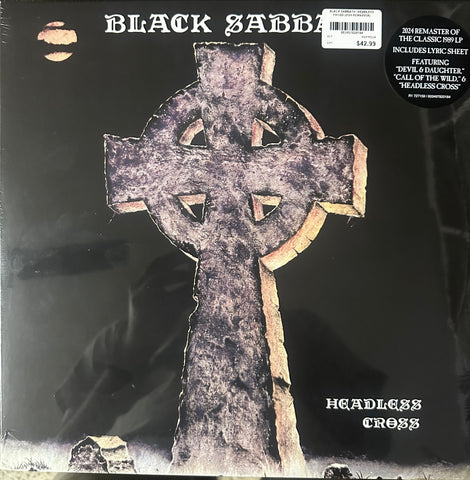 Black Sabbath Headless Cross 2024 remaster vinyl LP front cover