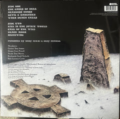 Black Sabbath Headless Cross vinyl LP back cover with tracklist