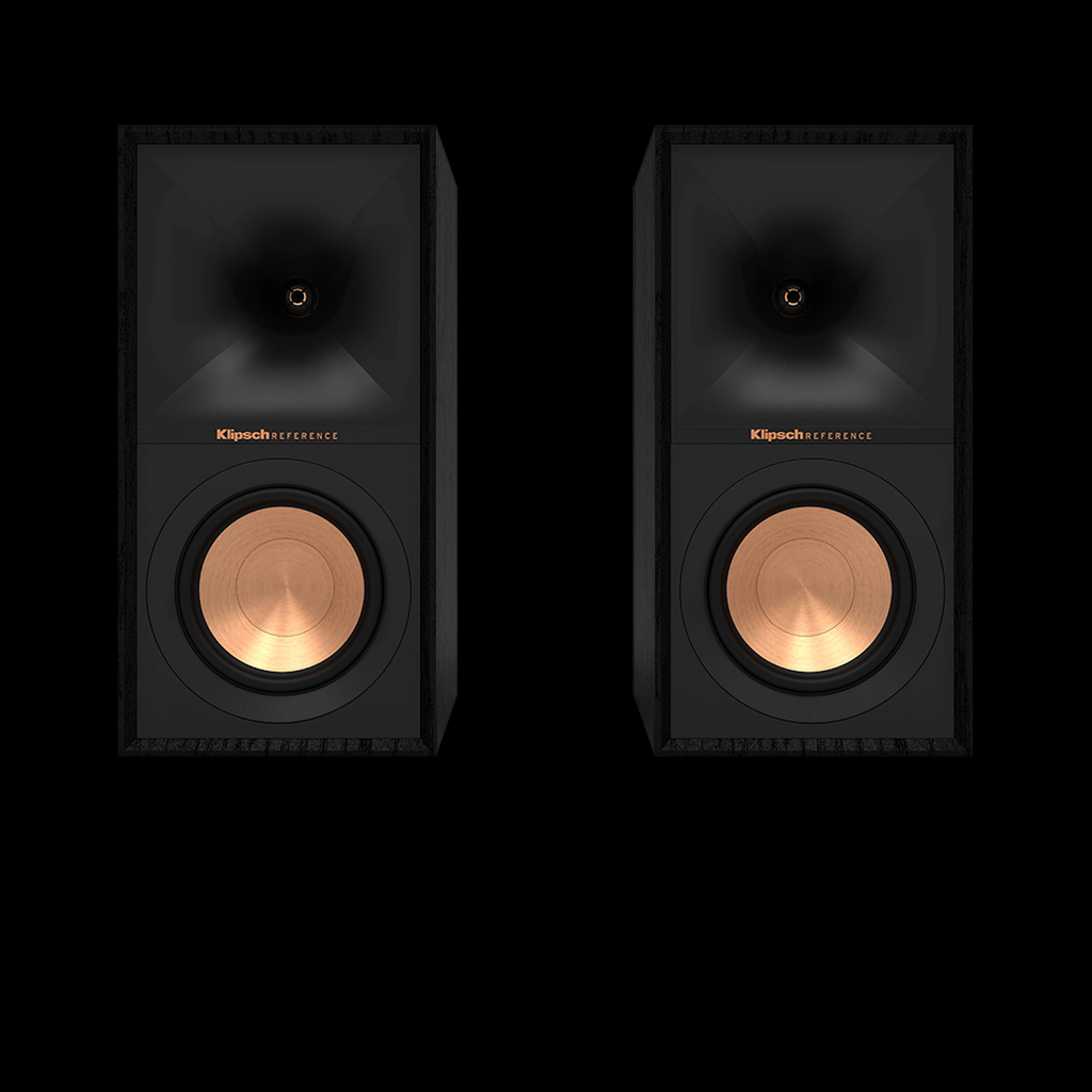 Klipsch R-50PM Powered Bookshelf Speakers with Built-in Phono Stage