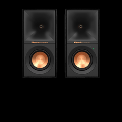 Klipsch R-40PM Powered Bookshelf Speakers with Built-in Phono Stage