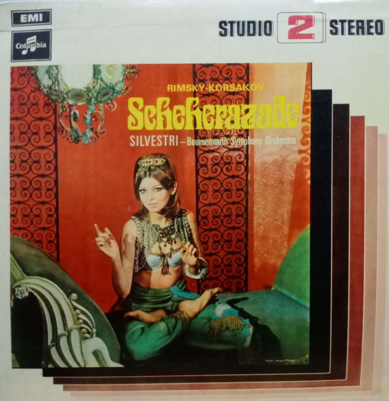 Scheherazade Silvestri Bournemouth Symphony Orchestra — LP vinyl record cover