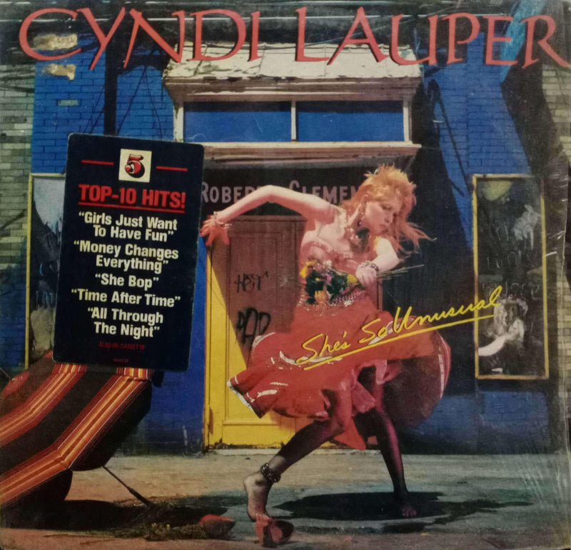 Cyndilauper She'S So Unusual — LP vinyl record cover