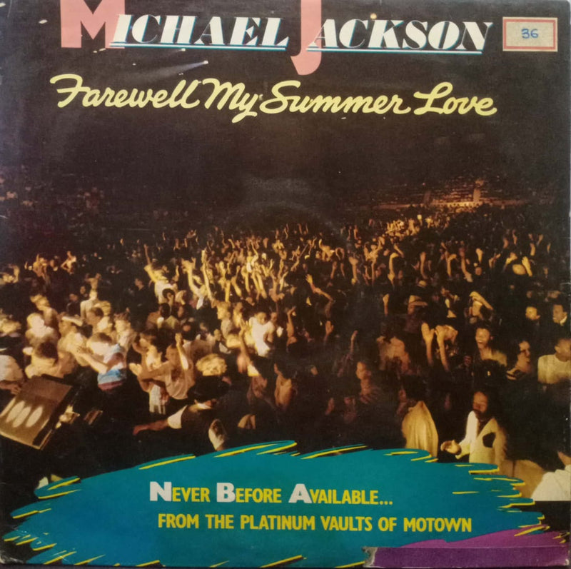 MICHAEL JACKSON Farewell My Summer Love — LP vinyl record cover