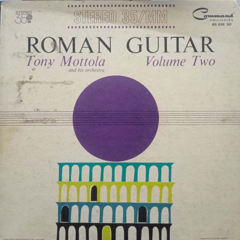 Roman Guitar Tony Mottola Volume Two — LP vinyl record cover