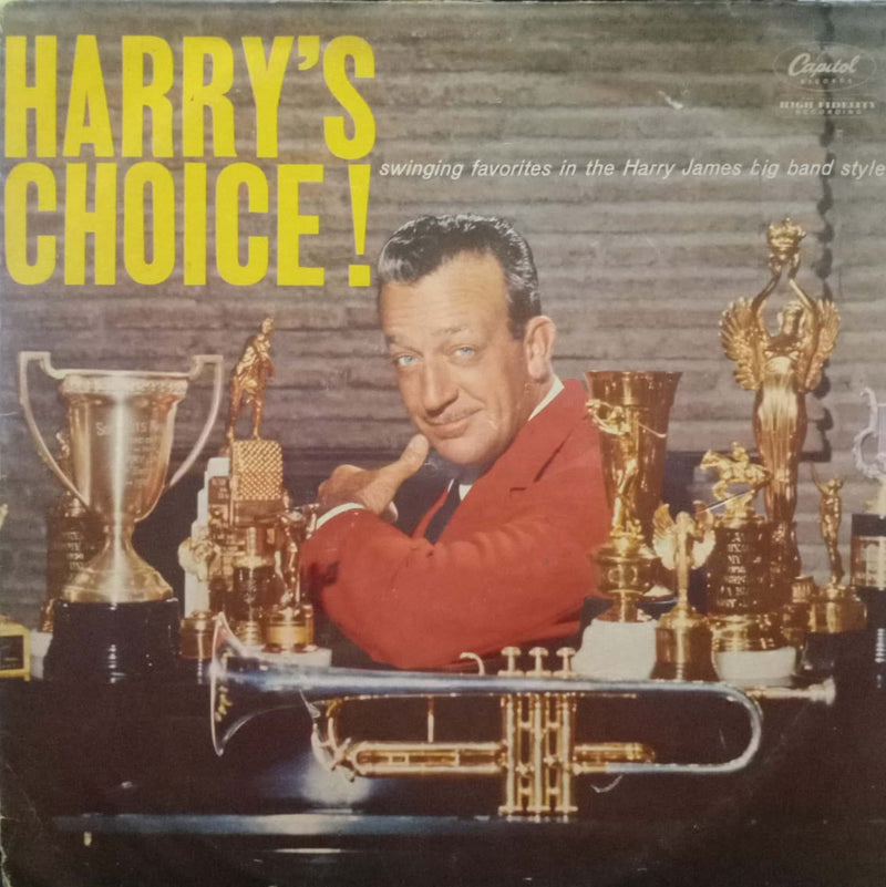 Harry'S Choice Swinging Favorites In The Harry James Big Band Style — LP vinyl record cover