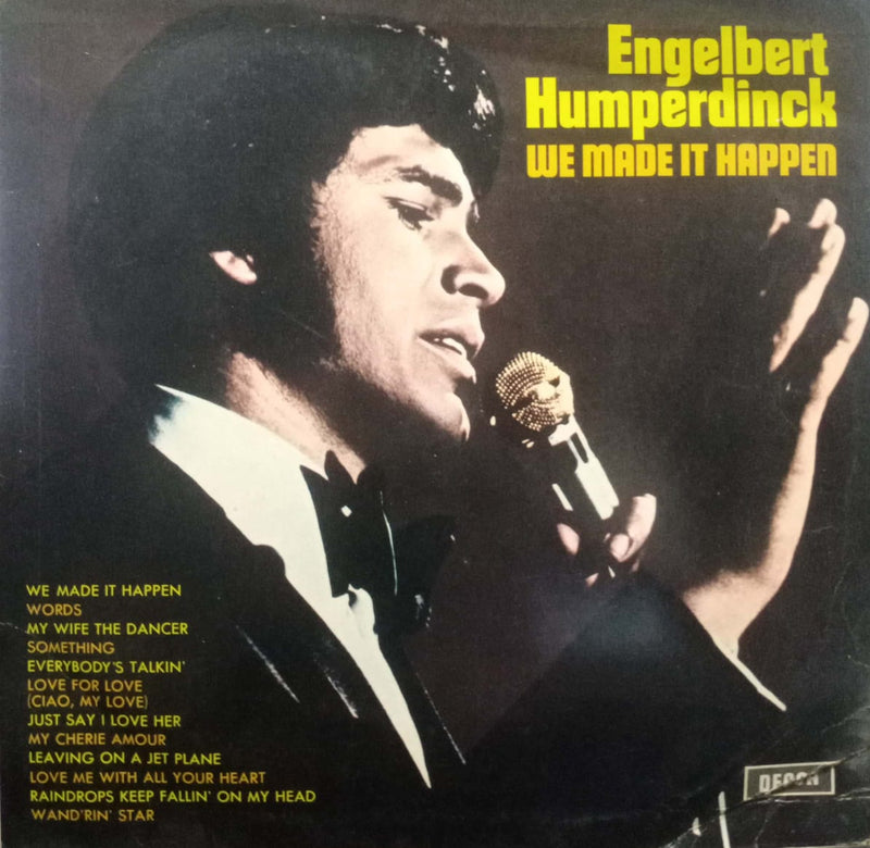 Engelbert Humpertdink We Made It Happen — LP vinyl record cover