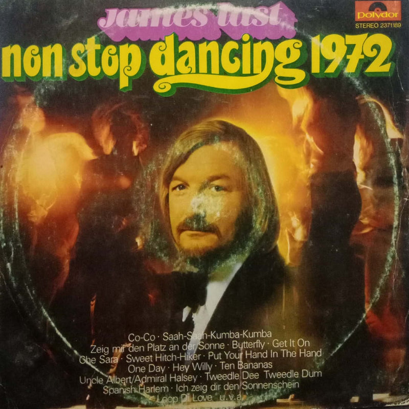 James Last Non Stop Dancing 1972 — 1972 LP vinyl record cover