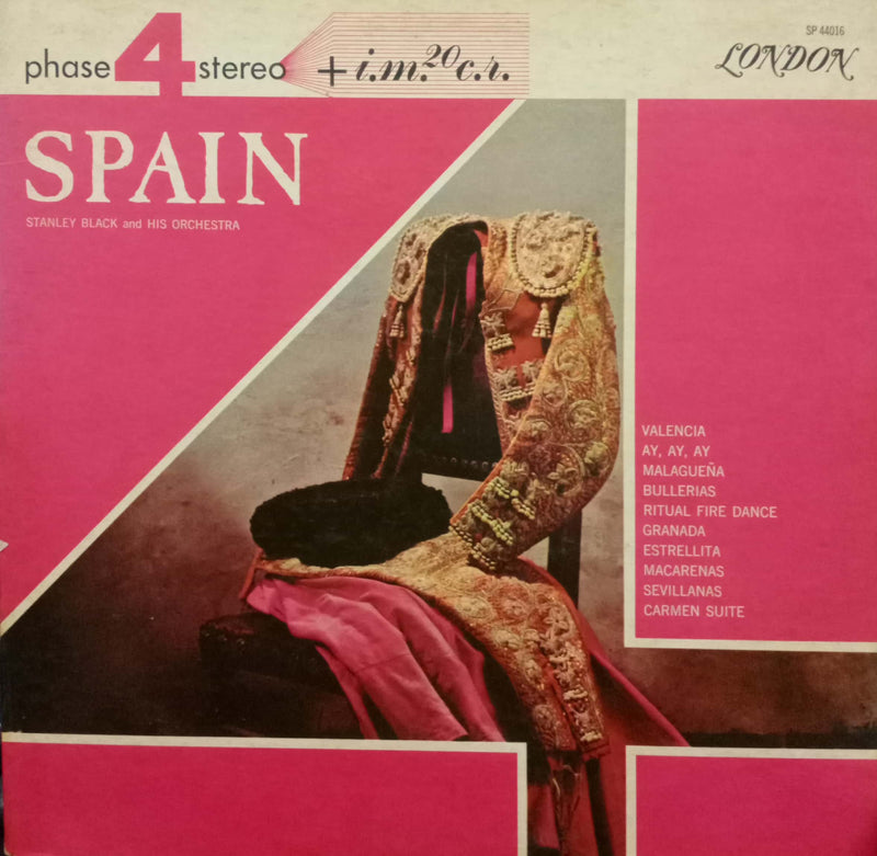 Spain Stanley Black And His Orchestra — LP vinyl record cover