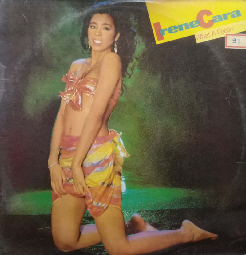 Irene Cara What A Fellin — LP vinyl record cover