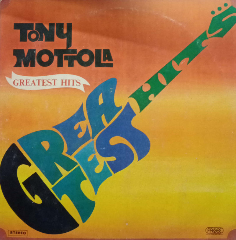 Tony Mottola Greatest Hits — LP vinyl record cover