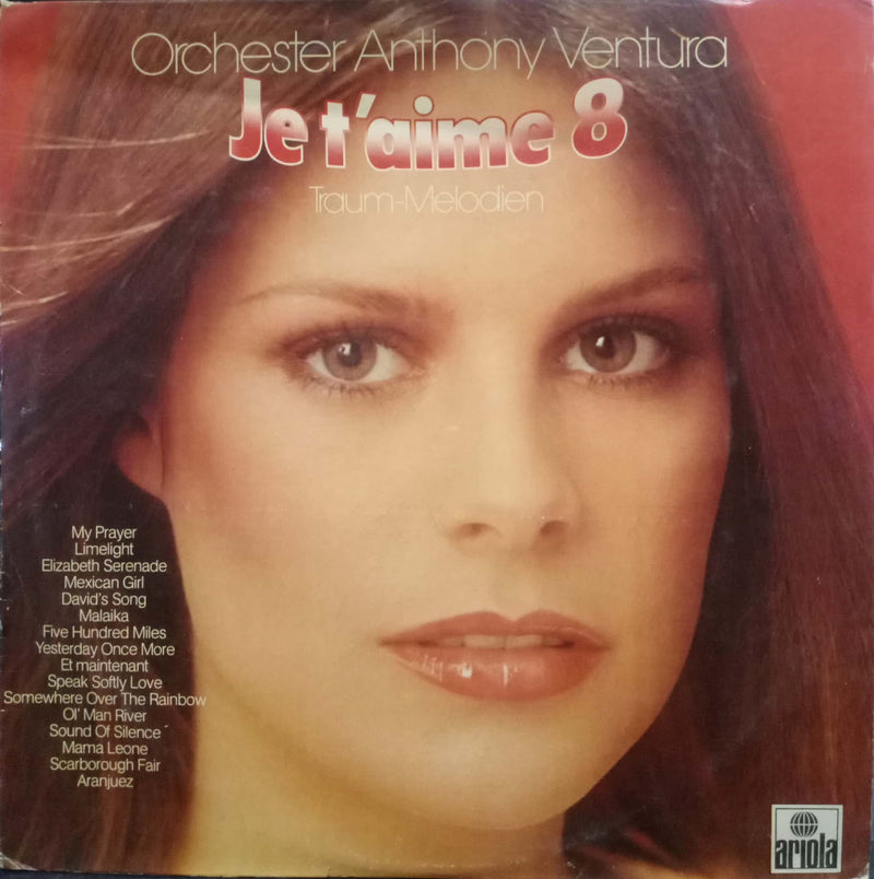 Jet'Aime Traum Melodien 8 — LP vinyl record cover