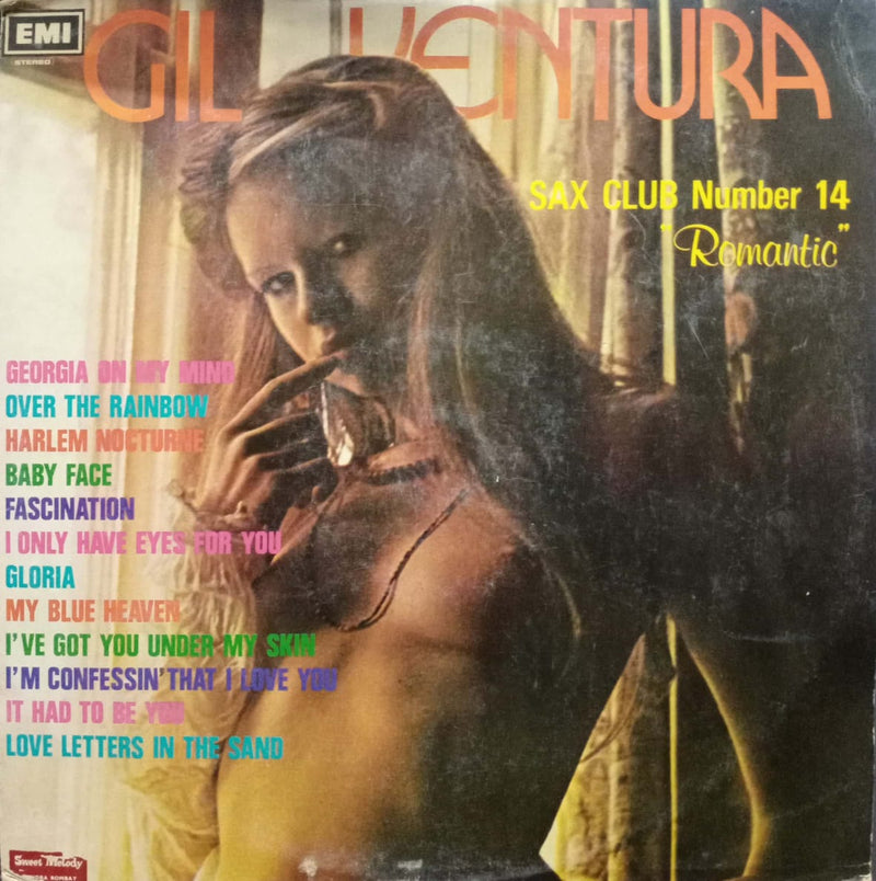 Gil Ventura Sax Club Number 14 Romantic — LP vinyl record cover