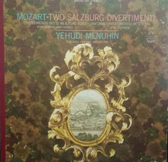 MOZART TWO SALZBURG DIVERETIMENTI YEHUDI MENUHIN-VINYL LP