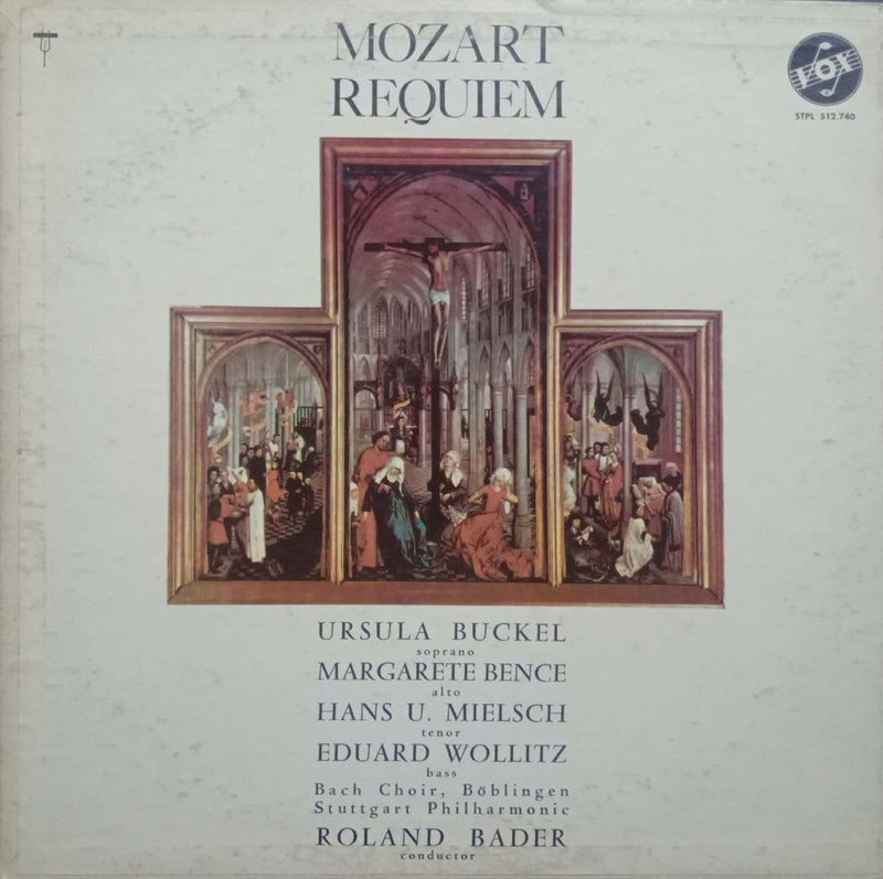 Mozart Requiem — LP vinyl record cover