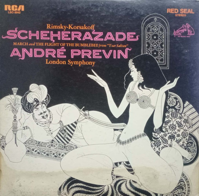 Rimsky Korsakoff Scheherazade — LP vinyl record cover