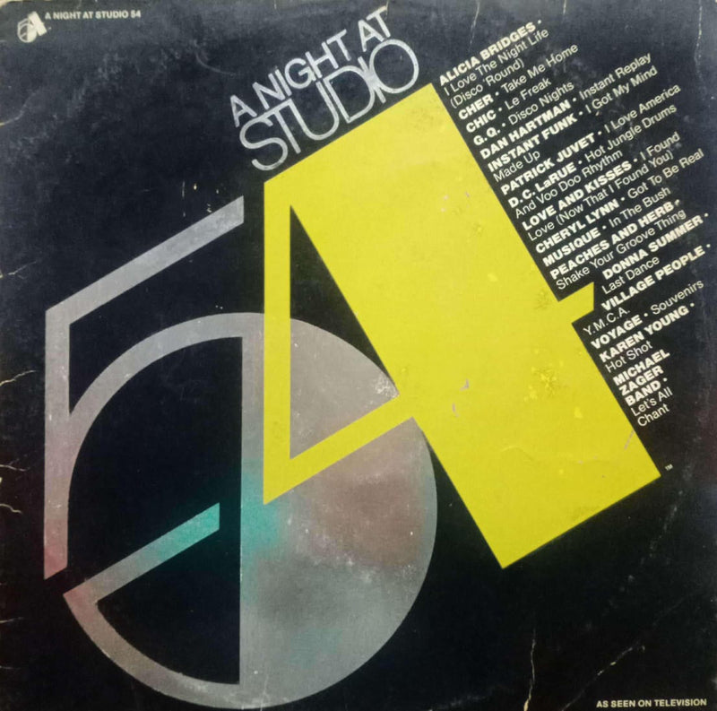 A Night At Studio 54 — LP vinyl record cover