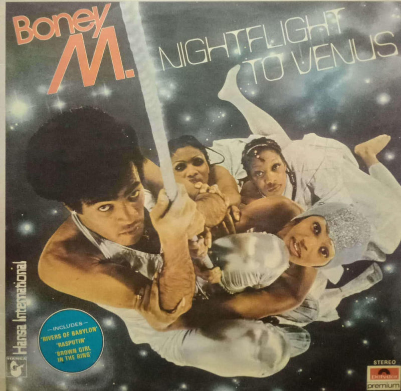 Boney M Nightflight To Venus — LP vinyl record cover