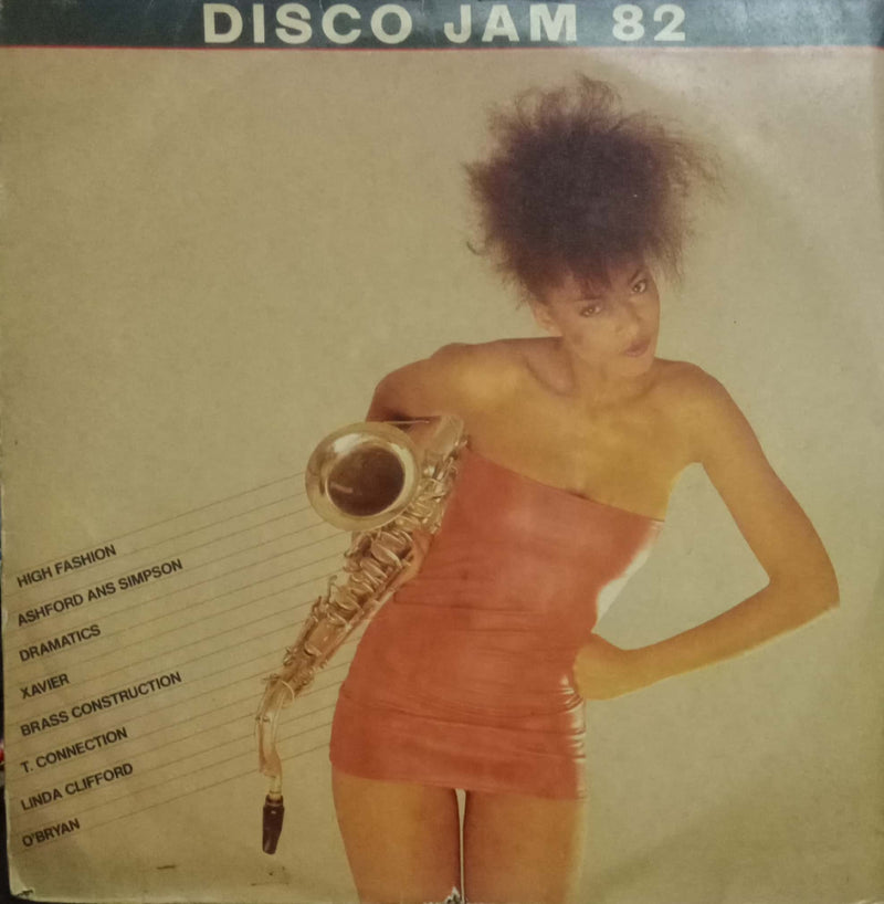 Disco Jam 82 — disco LP vinyl record cover