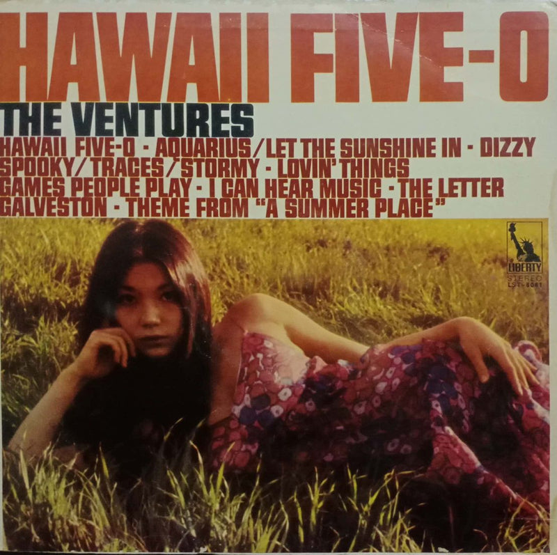 Hawaii Five 0 The Ventures — LP vinyl record cover