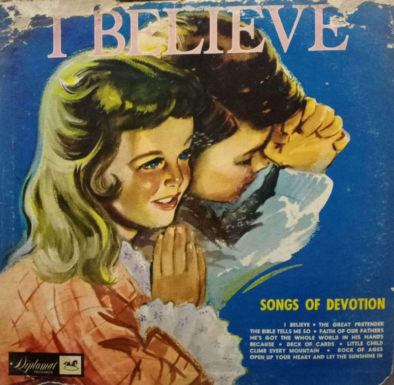 I Believe Songs Of — devotional LP vinyl record cover