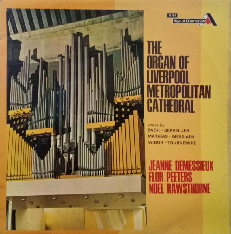 The Organ Of Liverpool Metropolitan Cathedral — LP vinyl record cover