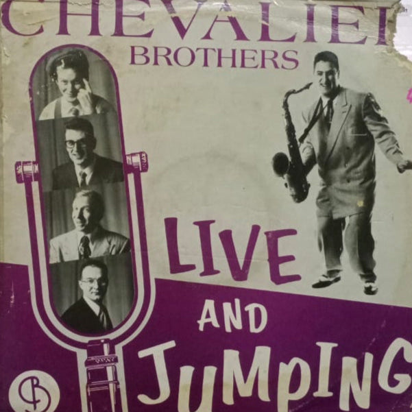 Chevaliei Brothers Live And Jumping — LP vinyl record cover