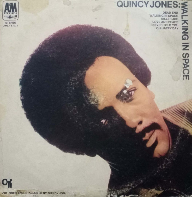 Quincy Jones Walking In Space — LP vinyl record cover