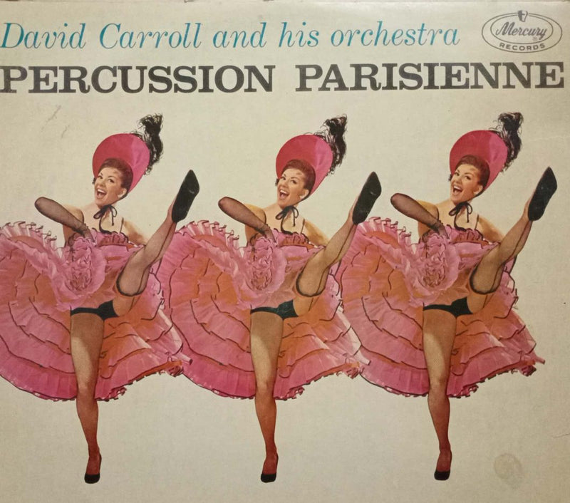David Carroll And His Orchestra Percussion Parisienne — LP vinyl record cover